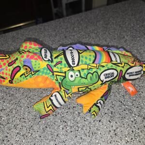 Wild Republic Alligator Message From Planet Plush Word Bubbles Colorful 16"